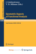 Geometric Aspects of Functional Analysis