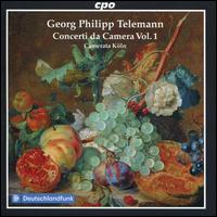 Georg Philipp Telemann: Concerti da Camera, Vol. 1 - Camerata K�ln; Ghislaine Wauters-Zipperling (viola da gamba); Sofia Diniz (viola da gamba)