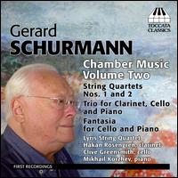 Gerard Schurmann: Chamber Music, Vol. 2 - Clive Greensmith (cello); H�kan Rosengren (clarinet); Mikhail Korzhev (piano); The Lyris Quartet