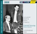 Gerard Souzay: Liederabend, 1960