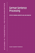 German Sentence Processing