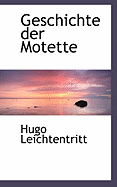 Geschichte Der Motette
