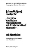 Geschichte Gottfriedens Von Berlichingen