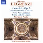 Giovanni Legrenzi: Compiete, Op. 7