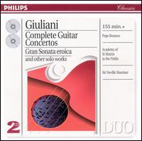 Giuliani: Complete Guitar Concertos - Academy of St. Martin in the Fields; Celedonio Romero (guitar); Pepe Romero (guitar); Neville Marriner (conductor)