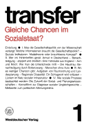 Gleiche Chancen Im Sozialstaat?
