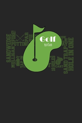 Golf Notes: Tracking Sheets for Golfers - Simply Pretty Log Books