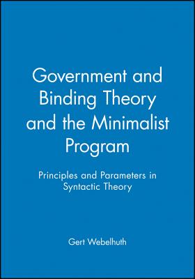 Government and Binding Theory - Webelhuth, Gert (Editor)