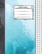 Graph Paper Composition Notebook: 110 Pages - Quad Ruled 4x4 - 8.5" x 11" Large Notebook with Grid Paper - Math Notebook For Students