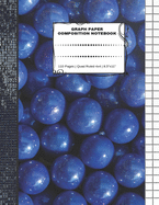 Graph Paper Composition Notebook: 110 Pages - Quad Ruled 4x4 - 8.5" x 11" Marbles Large Notebook with Grid Paper - Math Notebook For Students