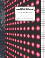 Graph Paper Composition Notebook: 110 Pages - Quad Ruled 4x4 - 8.5" x 11" Red Large Notebook with Grid Paper - Math Notebook For Students