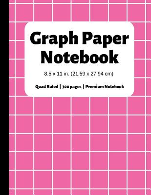 Graph Paper Notebook: 300 Pages, 4x4 Quad Ruled, Grid Paper Composition (Large, 8.5x11 in.) - Journals, Joyful