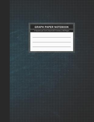 Graph Paper Notebook: 4 Squares per inch Graphing Notebook Graph Composition Book Quad Ruled Notebook Science & Math Notebook For Student & Teacher - Studios, Rosa