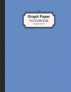 Graph Paper Notebook: Quad Rule 5x5 Composition Page Bound Comp Book, Mathematics & Science Student, BLUE Matte Cover