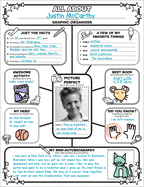 Graphic Organizer Posters: All-About-Me Web