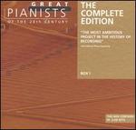 Great Pianists of the 20th Century: The Complete Edition (Box 1)