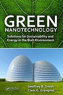 Green Nanotechnology: Solutions for Sustainability and Energy in the Built Environment