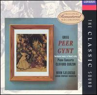 Grieg: Peer Gynt; Piano Concerto - Clifford Curzon (piano); �ivin Fjeldstad (conductor)