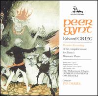 Grieg: Peer Gynt - Asbjorn Hansli (baritone); Knut Buen (violin); Toril Carlsen (soprano); Vessa Hanssen (mezzo-soprano);...