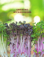 Growing micro greens: garden and dot grid paper, space for watering and growing notes