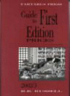 Guide to First Edition Prices