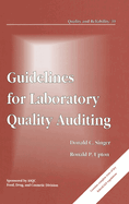 Guidelines for Laboratory Quality Auditing