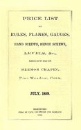 H. Chapin 1859 Price List