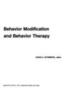 Handbook of Behavior Modification and Behavior Therapy