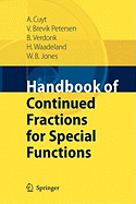 Handbook of Continued Fractions for Special Functions