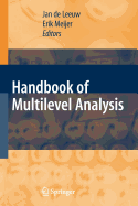 Handbook of Multilevel Analysis