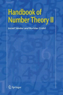 Handbook of Number Theory II