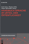 Handbuch Sprache Im Urteil Der �ffentlichkeit