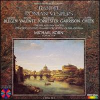 Handel: Roman Vespers - Benita Valente (soprano); John Cheek (bass); Jon Garrison (tenor); Judith Blegen (soprano); Maureen Forrester (contralto);...