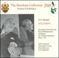 Handel: Solomon - Alexander Young (tenor); Elsie Morison (soprano); John Cameron (baritone); Lois Marshall (soprano);...
