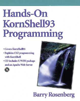 Hands-On KornShell93 Programming - Rosenberg, Barry