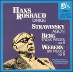 Hans Rosbaud dirige Strawinsky, Berg, Webern