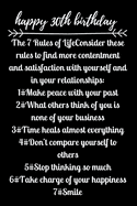 happy30th birthday The 7 Rules of Life