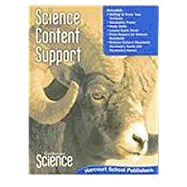 Harcourt School Publishers Science: Science Content Support Student Edition Science 08 Grade 1