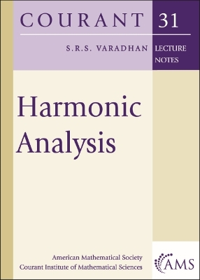 Harmonic Analysis - Varadhan, S R S