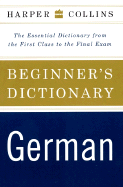 HarperCollins Beginner's German Dictionary - Harperresource