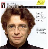 Haydn: Complete Symphonies: No. 41, 44 & 47 - Heidelberger Sinfoniker; Thomas Fey (conductor)