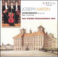 Haydn: Divertimentos (String Trios) Nos. 1, 2, 3, 4, & 8 - Peter Wachter (violin); Tam�s Varga (cello); Tom�s Vinklat (violin); Wiener Philharmonia Trio