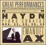 Haydn: Piano Sonatas Nos. 33, 38, 58, 60
