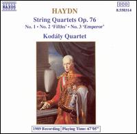 Haydn: String Quartets Op. 76, Nos. 1-3 - Kod�ly Quartet