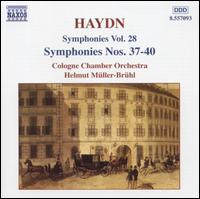 Haydn: Symphonies Nos. 37 - 40 - Cologne Chamber Orchestra; Helmut M�ller-Br�hl (conductor)