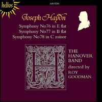 Haydn: Symphonies Nos. 76-78 - Hanover Band; Roy Goodman (harpsichord); Roy Goodman (conductor)