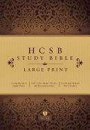 HCSB Large Print Study Bible, Hardcover
