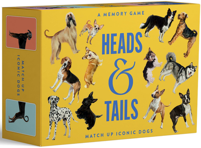 Heads & Tails: A Dog Memory Game: Match Up Iconic Dogs - Zafra, Marta (Illustrator)