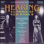 Hearing: 32 Songs of Ned Rorem - Daniel Druckman (percussion); David Davidson (violin); David Starobin (mandolin); James Hamlin (trumpet);...