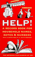 Help: A Record Book for Household Names, Notes, and Numbers